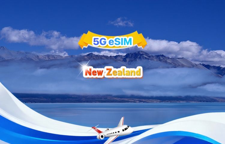 New Zealand 5G eSIM | Daily/Total | 1GB/day - 30GB total | 1-30 days | 24-Hour Billing | QR code