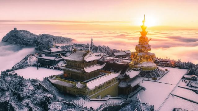 樂山大佛+峨眉山+金頂一日遊【純玩無購物+三環內上門接早】