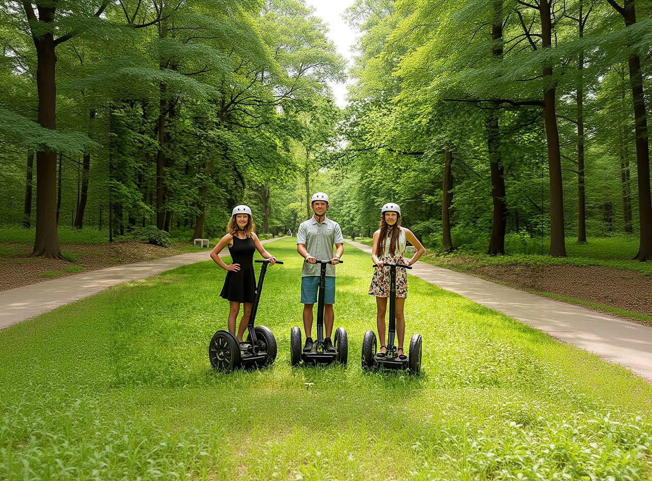 Prague self-balancing scooter small group guided tour with pickup and drop-off