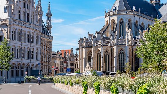 Self guided tour with interactive city game of Leuven