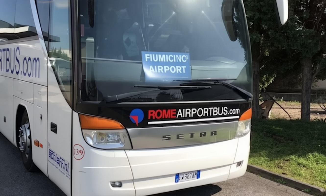 Fiumicino Airport (FCO) - Rome Termini Train Station Round Trip bus[Buy Now/Convenient and Fast]