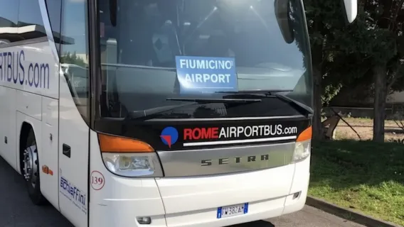 Bus Rome Fiumicino (FCO) – Gare de Termini (aller-retour) [Achat immédiat/Pratique et rapide]