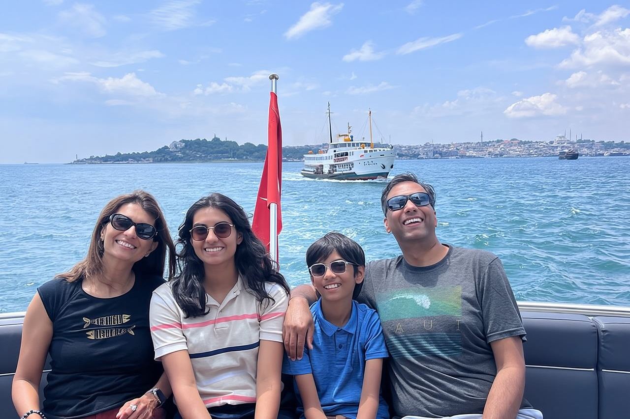 ทัวร์ล่องเรือชมช่องแคบบอสฟอรัสครึ่งวัน แวะพักฝั่งเอเชีย