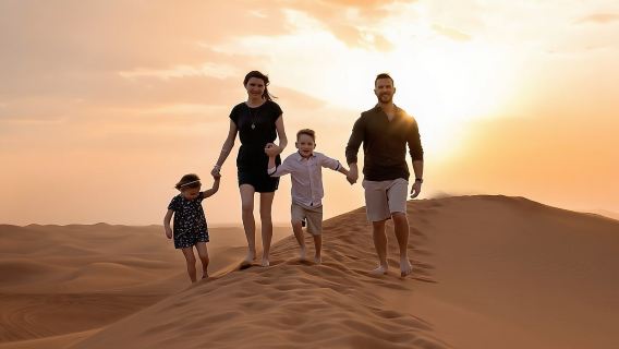 ซาฟารีทะเลทรายยามเช้าอันมหัศจรรย์ด้วยรถส่วนตัว 4x4 และขี่อูฐ