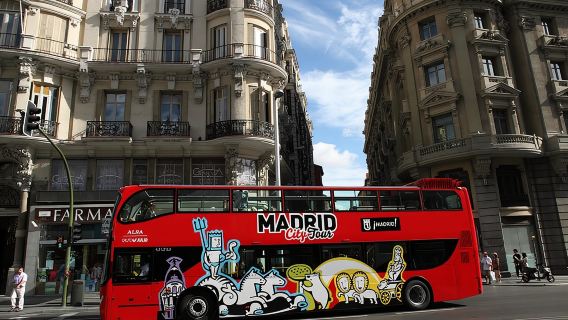 Tour panoramico in autobus della città di Madrid