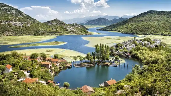 Montenegro Kotor to Tirana or Durres one-day tour[Sveti Stefan + Lake Skadar]