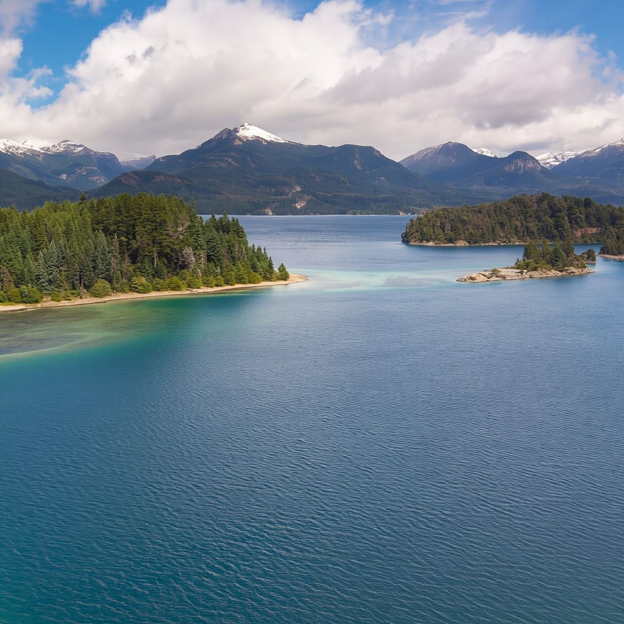 การเดินเรือผ่านเกาะวิกตอเรียและบอสเก เด อารายาเนส