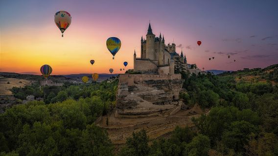 Balloon ride over Segovia