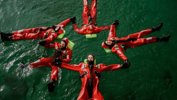 Norway Tromso Arctic Floating Experience (Premium immersion suit safety guarantee + Arctic floating certificate + optional Lyngen Fjord or Tromso city center)
