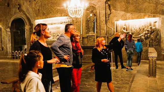 Halbtägige Tour zum UNESCO-Salzbergwerk Wieliczka ab Krakau