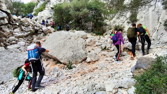 From Cala Gonone: hiking to Cala Luna