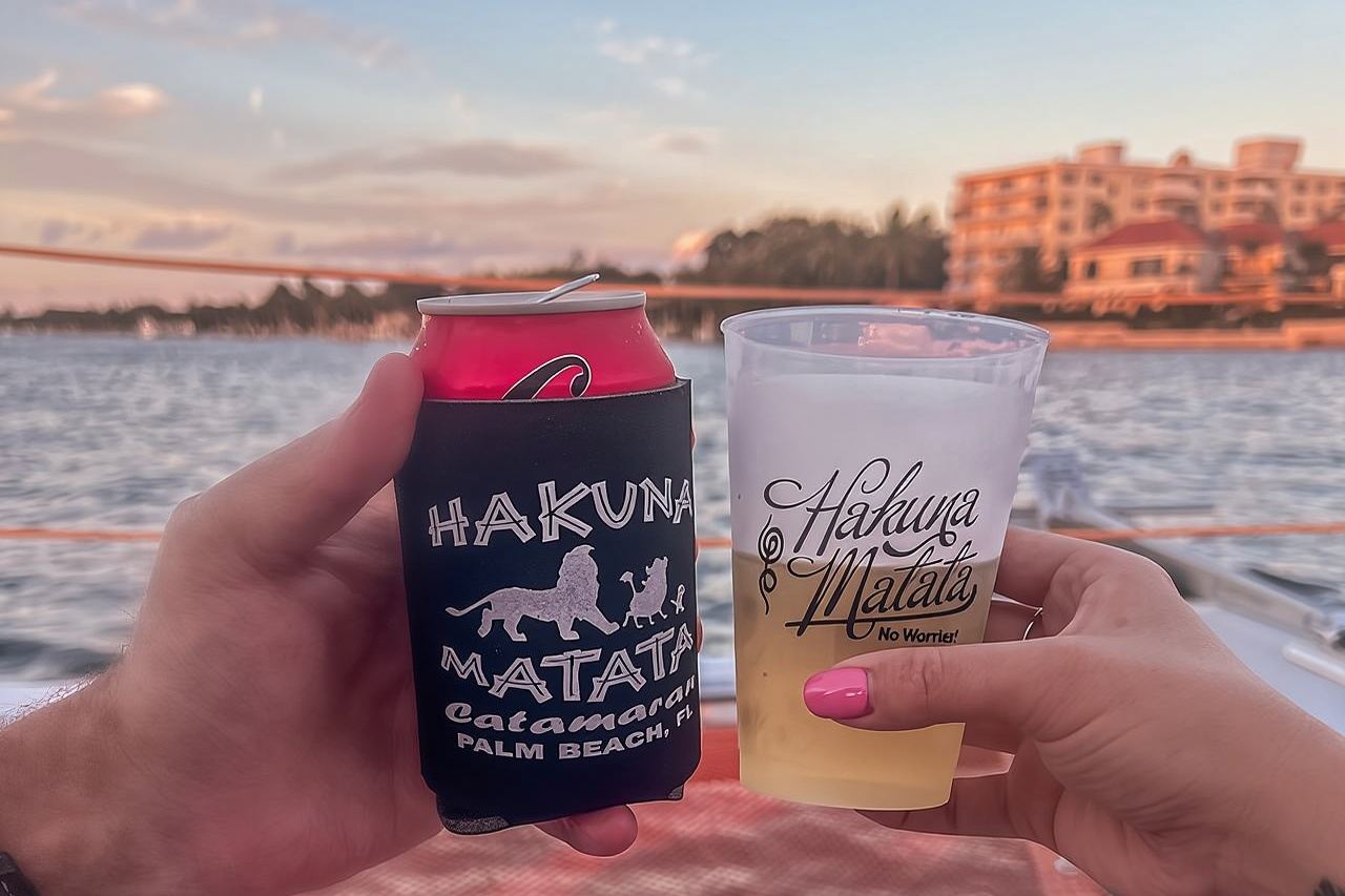 Malerische Sonnenuntergangsfahrt in West Palm Beach