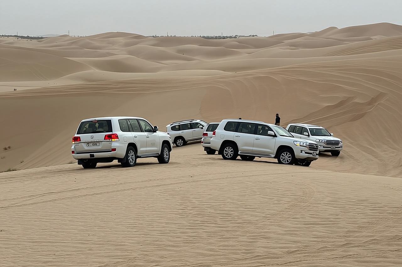 Abu Dhabi Desert Safari With BBQ Dinner & Live Shows