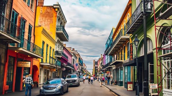 New Orleans citywide driving private tour with local musician