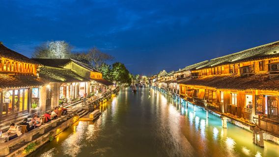 真純玩：杭州西湖+雷峰塔+西湖遊船+烏鎮西柵+西柵夜景一日遊