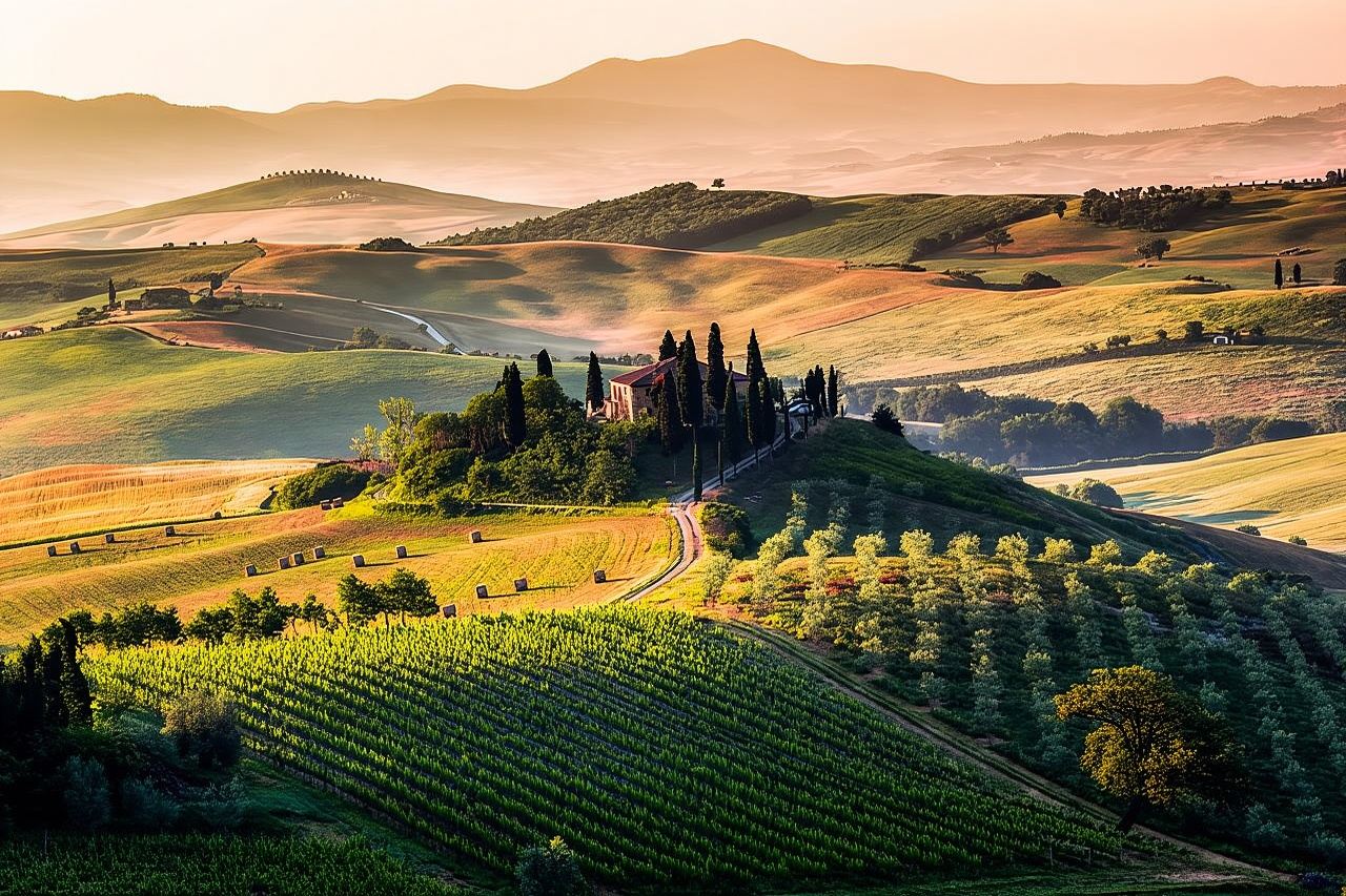 Italy Montalcino + Pienza + Montepulciano: Val d'Orcia Panoramic Day Tour