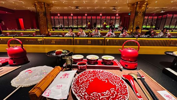 上海盛宮宴•秦朝歷史文化餐廳沉浸式體驗千年前的宮廷君王盛宴精品美食+舞蹈表演+可選古代服飾化妝體驗R