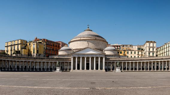 Naples with San Gennaro and Pulcinella