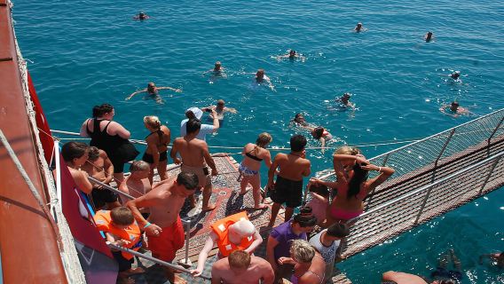 City of Side: Side & Caretta Bay Boat Trip w/ Lunch & Drinks