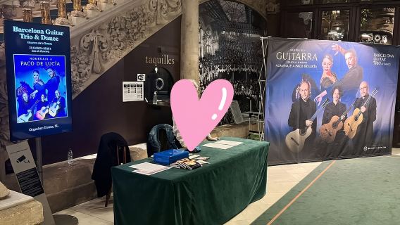 Barcelona: Gitarrentrio und Flamencotanz im Palau de la Música