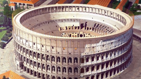 ทัวร์ 1 วันเหมารถ โคลอสเซียม + วิหารโบราณซานตามาเรียเดกลิอังเจลีเอเดมาร์ตีริ + พิพิธภัณฑ์แห่งชาติโรม