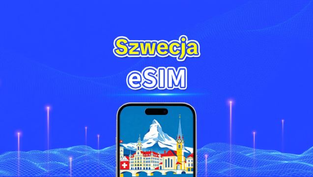 Szwecja eSIM | 5G/4G | Szybki internet | 24 godziny | Wybór dni 1-30 | Kod QR