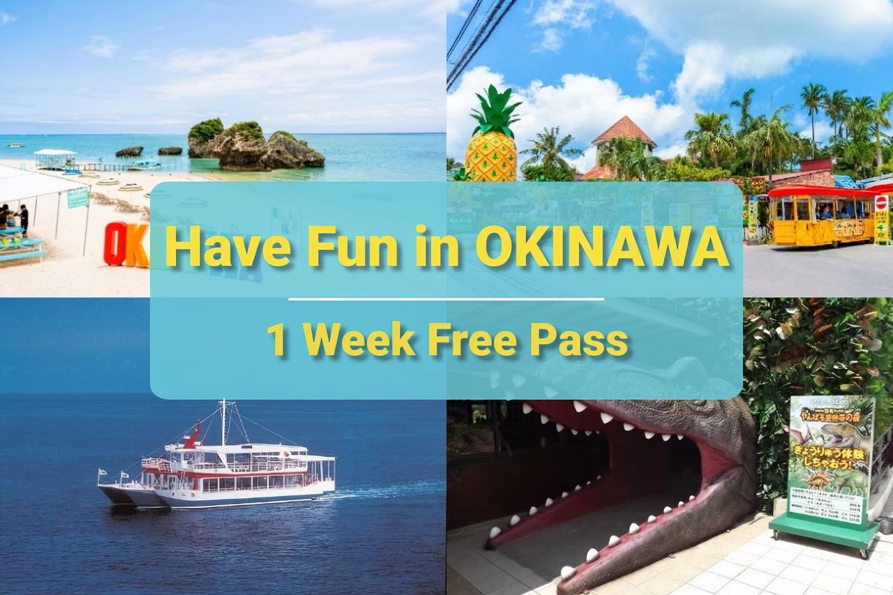 Okinawa Pass | Have Fun In Okinawa | 1 Week Free Pass (Optional package including Okinawa Churaumi Aquarium admission ticket)
