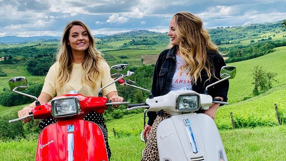 Tour in Vespa in Toscana da Firenze con degustazione di vini