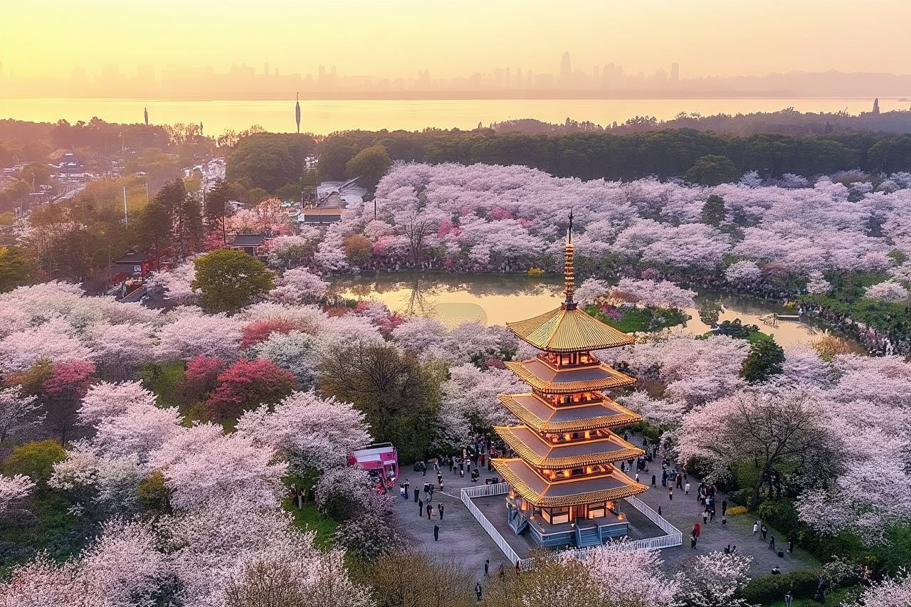 Private tour to Wuhan Yellow Crane Tower Donghu lake Mo Mountain