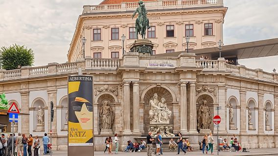 Self-guided tour of Albertina Museum including staterooms