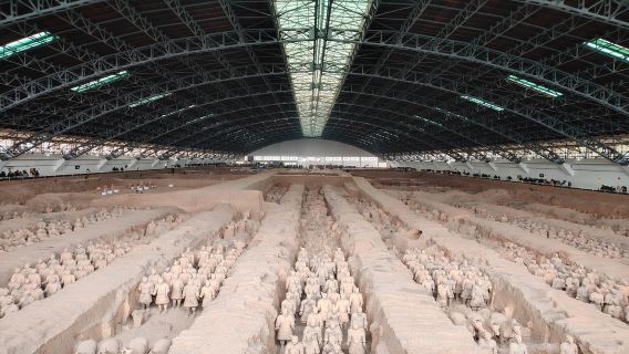 西安秦始皇帝陵博物院(兵馬俑)+華清宮+《長恨歌》演出一日遊