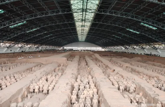 西安秦始皇帝陵博物院(兵馬俑)+華清宮+《長恨歌》演出一日遊