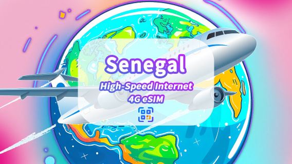 Senegal eSIM | 4G | Highspeed-Daten | 24 Stunden | Optionale Tage | QR-Code