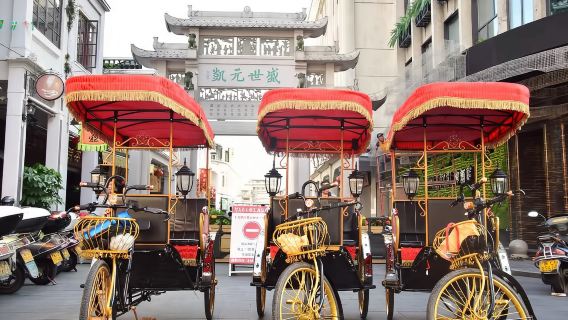 潮州古城特色黃包車(三輪車)
