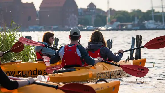 Cultural kayak tour in Stralsund