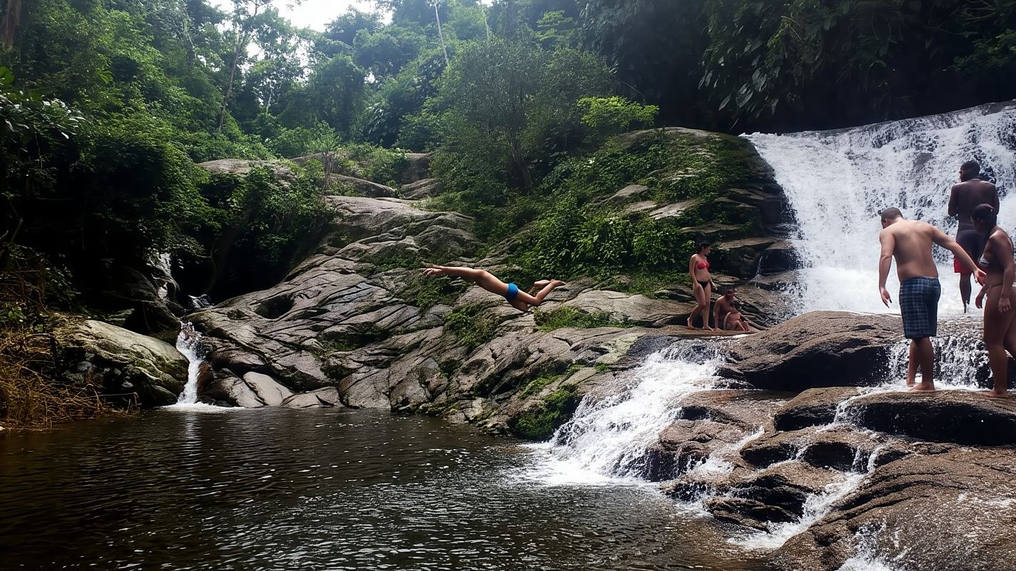 Full-Day Jungle Jeep Waterfall and Cachaça Distillery Tour