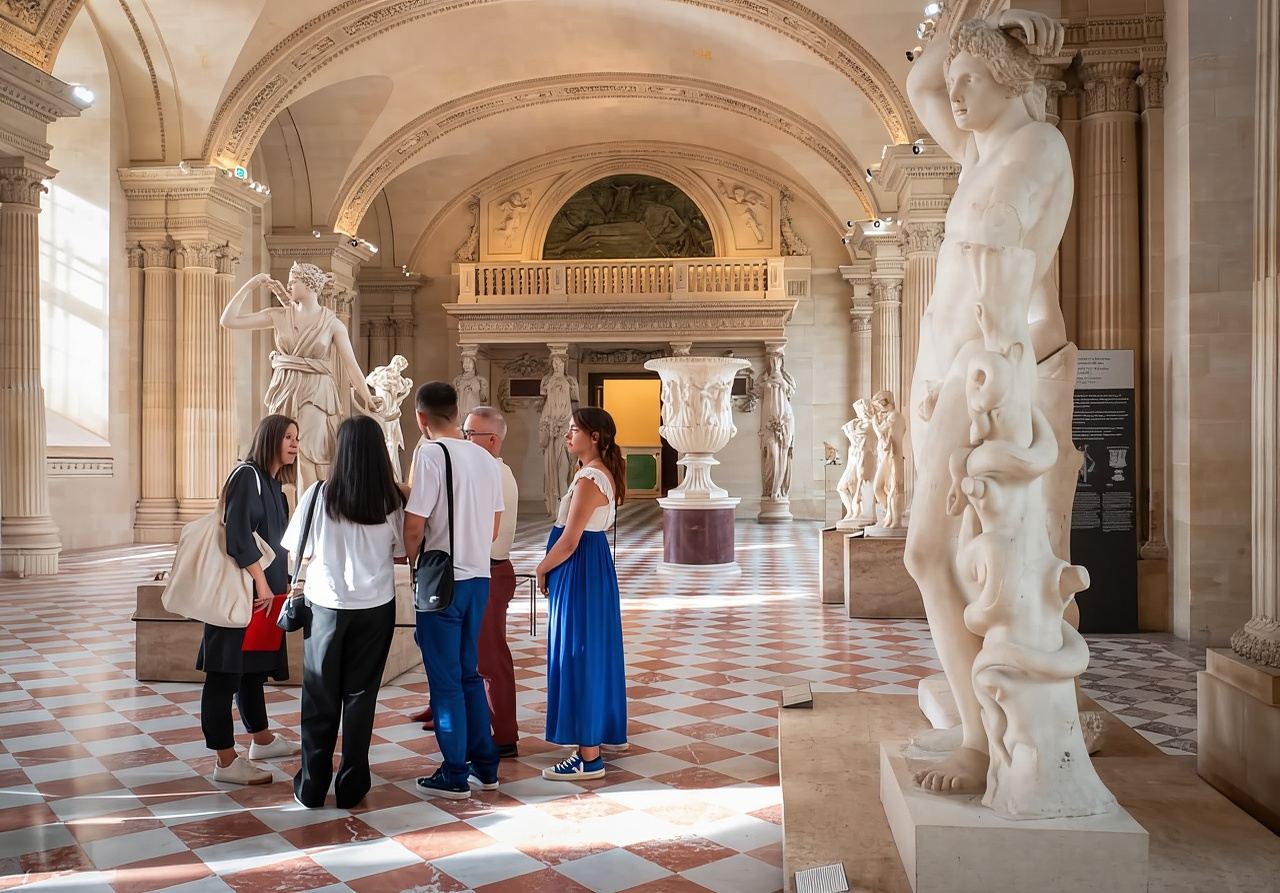 Paris: Montmartre, Notre-Dame, & Louvre Tour with Cruise