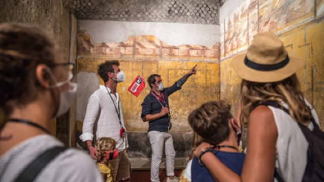 Depuis Sorrente : visite d'une demi-journée à Pompéi avec billet coupe-file