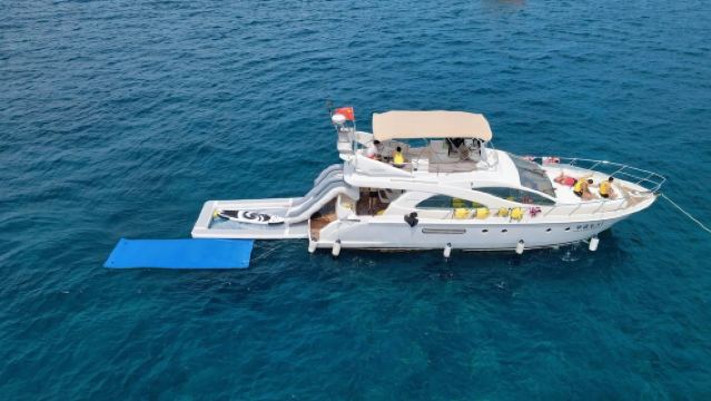 【萬寧遊艇租賃】石梅灣國際級奢享遊艇包船拼船出海|華潤遊艇會華賽爾55呎豪華遊艇出海海釣玩海上項目