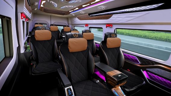 점심 식사와 함께하는 리무진으로 즐기는 꾸찌 터널 벤 두억 VIP 투어