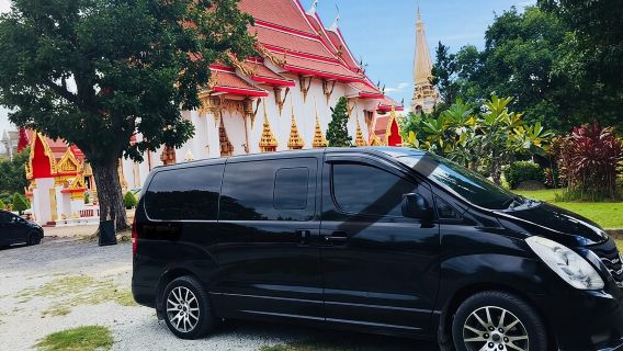 บริการรถรับส่งส่วนตัว ต้นทางสนามบินภูเก็ต ปลายทางเขาหลัก