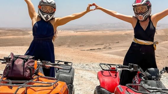 Quad Bike, Camel Ride, Dinner with Show & sunset in Agafay Desert