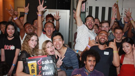 Osaka Pub Crawl and Nightlife Tour