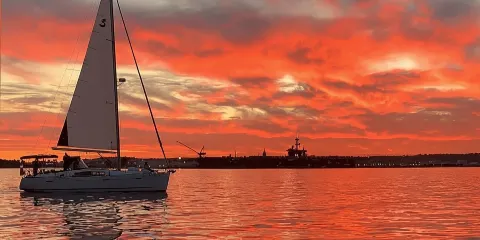 聖地亞哥天際線日落航行之旅