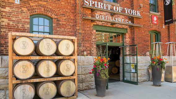 Toronto distillery district exploration game