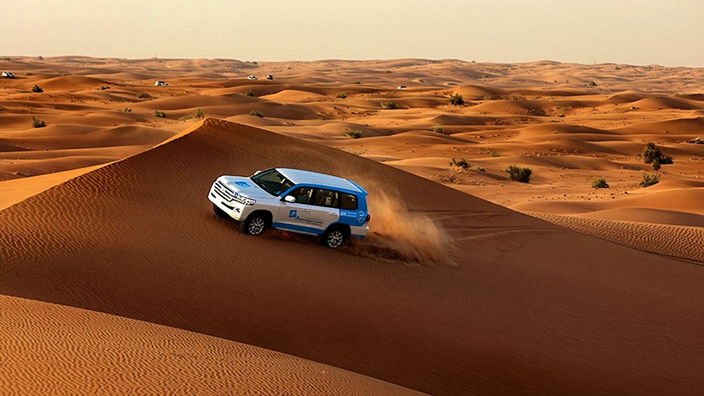 Abu Dhabi Al Khayma Seahorse Morning Dune Bashing Experience