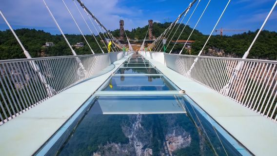 1 Día de Aventura Zhangjiajie: Puente de Cristal y Tirolesa en el Cañón