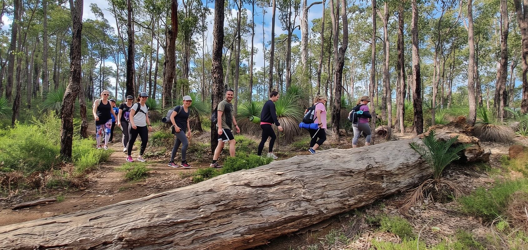 Perth: Sunset Yoga Hike with Light Supper