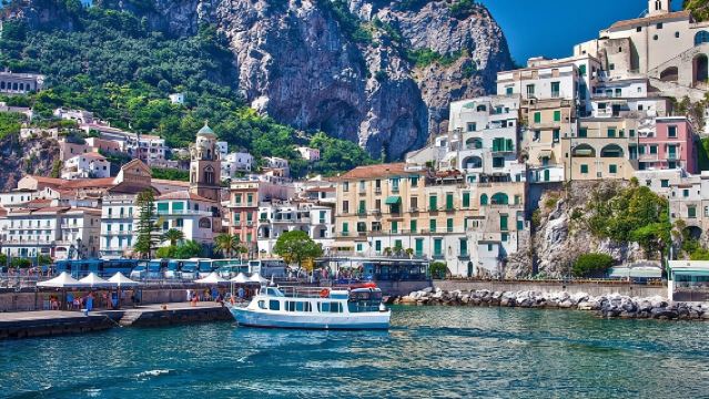 Full-day Sorrento, Amalfi Coast, Pompeii from Naples or Salerno