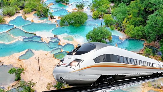 Lawatan sehari dengan sewaan peribadi di Kawasan Pemandangan Huanglong, Sichuan